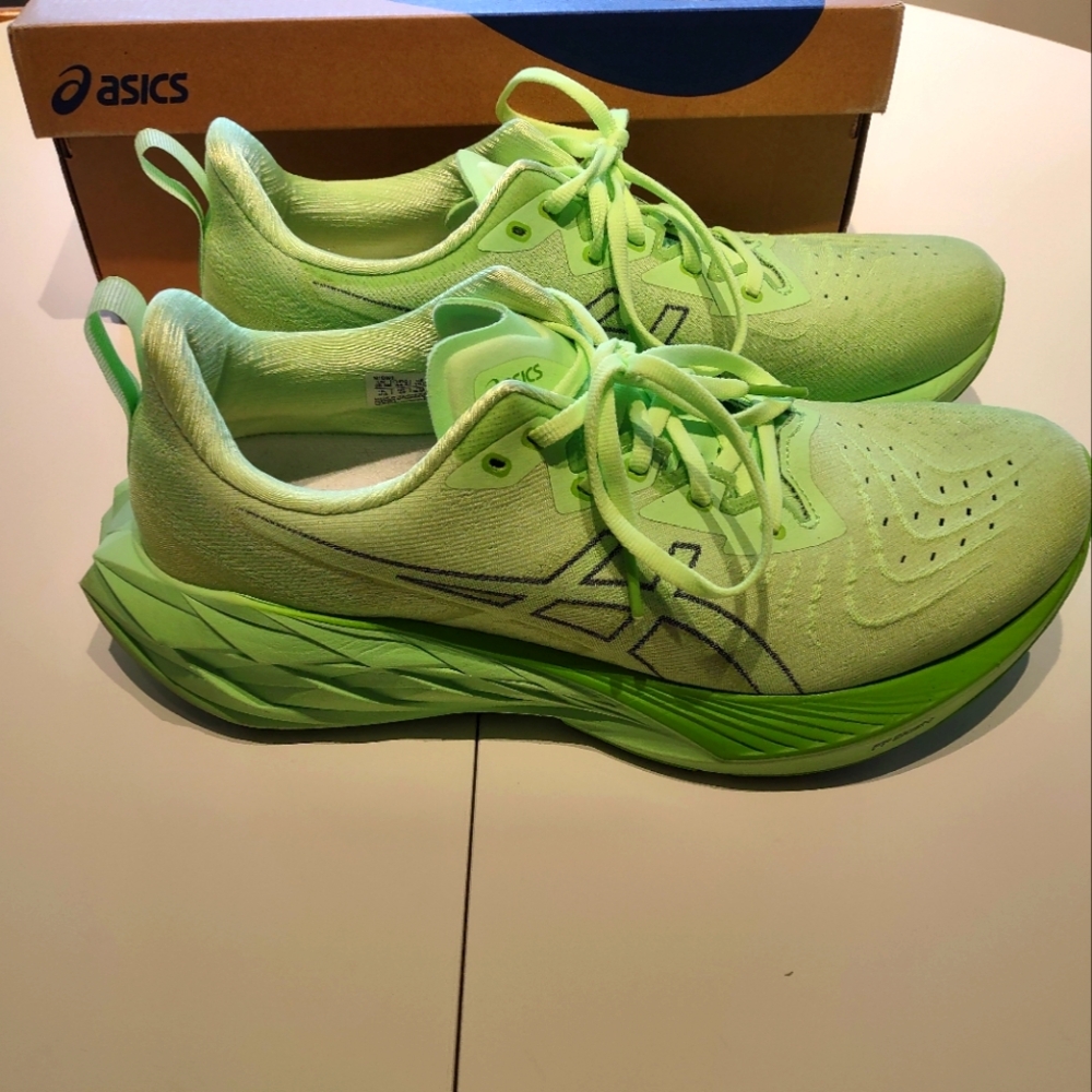 Asics Neon Green Running Shoes